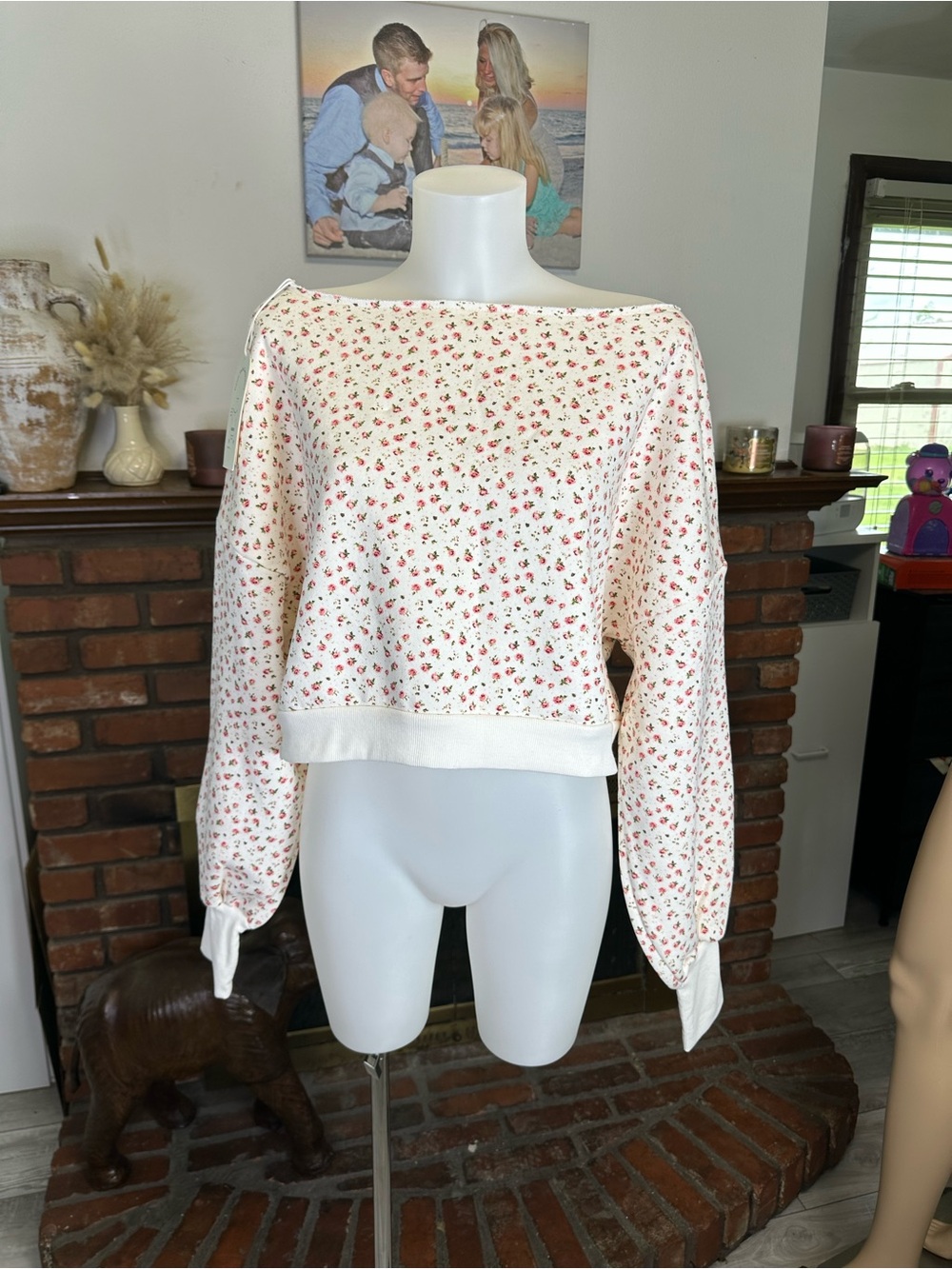 Blogilates Dance Studio Flowery Sweatshirt